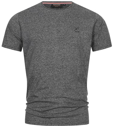Indicode Herren INWalmore T-Shirt Sommershirt mit Rundhals-Ausschnitt | Leichtes Herrenshirt für warme Tage mit angenehmer Passform, Herrenshirt, Basic Shirt, Freizeitshirt, Sommershirt für Männer