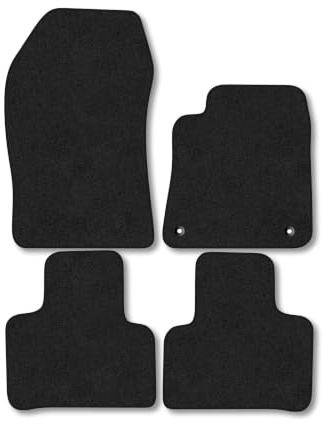 Citroen C5X (2021+) Carpet Car Mats | Black Edge Trim Tailored Fit Floor Mats Full Coverage Protection Accessories Easy Clean Anti Slip Made in the UK