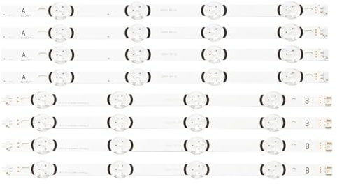 OVARIA Barra de Tira de retroiluminación LED, Ajuste Compatible for LG 39 Pulgadas TV 39LB561V 39LB5800 Innotek DRT 3,0 39 Pulgadas AB retroiluminación del televisor