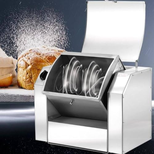 Batidora de alimentos comercial,batidora eléctrica de cocina,máquina mezcladora de masa de acero inoxidable, batidora de masa en espiral,batidora de masa comercial,para panaderías,8.5KG