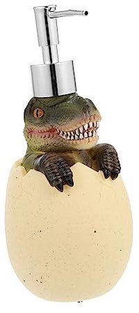 KONTONTY Dinosaurier Pumpspender 560ml Kunststoff Flüssigseifenspender Cartoon Lotionflasche Für Badezimmer Küche Mit Weiter Öffnung Nachfüllbar