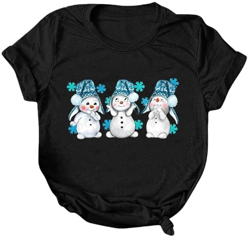 Weihnachtsshirt Damen Shirt schulterfrei Damen schwarz Bluse weinrot Damen Oberteile Damen schwarz Tunika für Damen Winter Damen Oberteil Sommer Baumwolle top Set Damen Fell Weste Damen