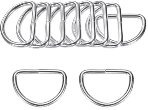 M METERXITY Metall Karabinerhaken, Rucksack Schnalle, Gurtband Steckschnalle für Rucksack, Gürtel, Hundegeschirren