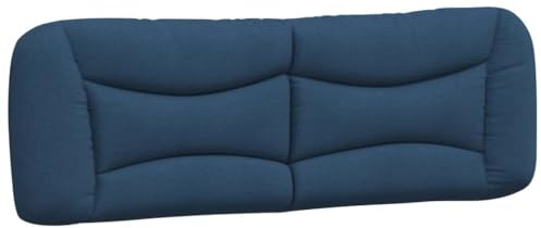 CIOURSTO kopfteil Kissen, Wellenförmige Streifen Polyestergewebe, Rechteck Wandpaneele Gepolstert, Für Schlafzimmer und Wohnzimmer Wandkissen (160 cm)