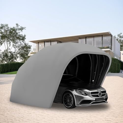 Faltbarer einziehbarer Carport-Unterstand, halbautomatisch, langlebig, tragbar, Markise für Parkplatz- und Hofschutz