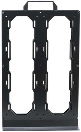 PEPWE Metal Two 360mm Radiators Bracket for Efficient Heat Management Toolless Mounting Systems Wide Compatibility with Computer Devices Space Saving External PC Radiators