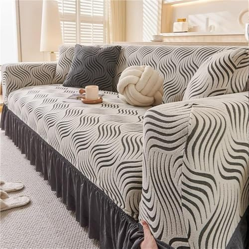 Ghygetrich Couch überzug, Sofaschutz Katze Sofabezug 2 Sitzer Couchschoner Sofabezug Sofaschutz Sofabezug 3 Sitzer Sofa Auflage rutschfest Sofadecken FüR Sitzfläche 06 2 seaters(145~185cm)