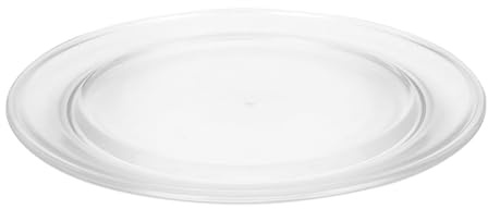Healeved Mikrowellen Glastablett 27cm Hitzebeständig und Leicht zu Reinigen Glasdrehteller Ersatz für Mikrowelle zum Gleichmäßigen Erhitzen und Auftauen