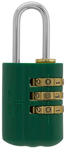 Tesa Assa Abloy CPV28V Candado de Latón de Combinación, Verde