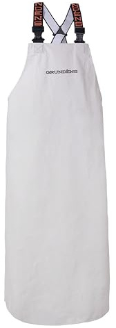 Grundens Shoreman PVC Apron, White, ONE SIZE