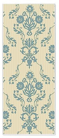 banjado® Magnettafel 30 x 75cm / Magnetwand aus Metall/Magnetpinnwand als Memoboard/Pinnwand Magnettafel Küche, Büro, Kinderzimmer inkl. 4 Magnete & Montageset - Motiv Nostalgische Stimmung