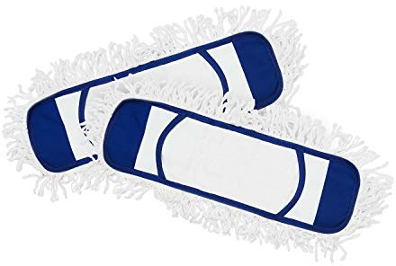 Eyliden 2 Pack Mop Pads (Fit Eyliden Mop: PB-06-02/PB-06-01) Wet Dry Dust Mop Pads Microfiber Hardwood Floor Mop Pads Replacement Refills for Wet or Dry Floor Cleaning (Blue)