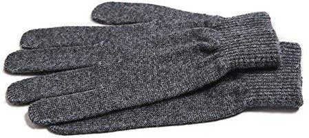iMongol 100% Pure Cashmere Women Men Full Fingers Signature Gloves Mittens -Warm Wool -FBA… (Dark Grey)