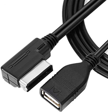 MDI MMI AUX Adapterkabel, MP3 Musik Audio Interface kompatibel für Mercedes Benz angeschlossenen USB-Flash-Laufwerk