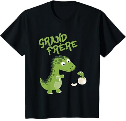 Grand frère 2021 Dino Cadeau de garçon T-Shirt