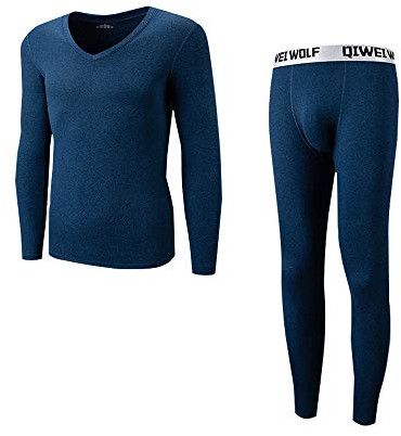 ACMEDE Herren Thermounterwäsche Set Atmungsaktiv Funktionsunterwäsche Lange Thermowäsche mit Hot Warm Base Layer für Ski Winter Sport (XXXXL)