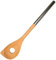 Fackelmann 30374 - Cuchara para Risotto de madera de haya y mango de acero inoxidable, cuchara perforada biselada, cuchara de cocina o servir, madera, acero inoxidable, 34 x 6,5 cm