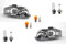 Johns, passend für Audi A3 Scheinwerfer 8P ab 05/2003-07/2008 Leuchtmit. Set li. re.