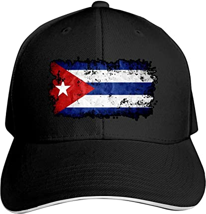 747 Herren Damen Outdoor Hut Kuba-Flagge Baseball Cap Atmungsaktiv Baseball Kappen Mode Baseballmütze Für Golf Sport Outdoor