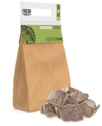 Fresh Grills Apple Wood BBQ Smoker Chunks 10L (3kg) – 100% Natural Wood for Pizza Oven, Kamado Grill, Smoker – Rich Smoky Flavour – Low Moisture, High Heat – Eco-Friendly, Plastic-Free Packaging