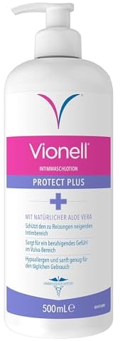 Vionell Intimwaschlotion Frauen Antibakteriell Protect Plus, Für Die Tägliche Intimhygiene, Mit Neemöl Und Teebaumöl, 500 ml