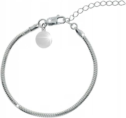 Amor Luxury Damen armband Sterling Silber 925 italienisches silber Armband, Schmuck für Frauen, Schmuck Geschenk zu Weihnachten, Geburtstag (Armband Länge Silber 15 cm charms)