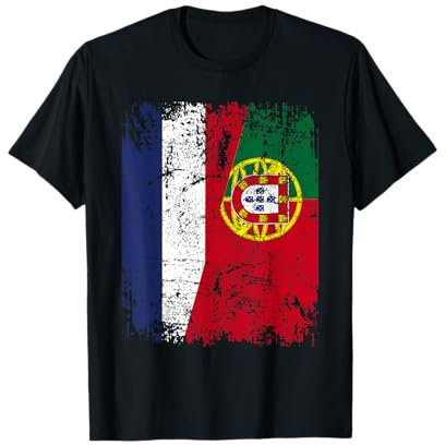 PORTUGAL FRANCE DRAPEAU DE L'AMITIÉ | PORTUGAL T-Shirt
