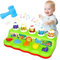 Juguetes Niños - Juegos Montessori Juguetes Musicales con Luz y Sonidos de Animales, Juego Martillo Topos para Juguetes Niños 1 Año y Juguetes Niños 5 Años