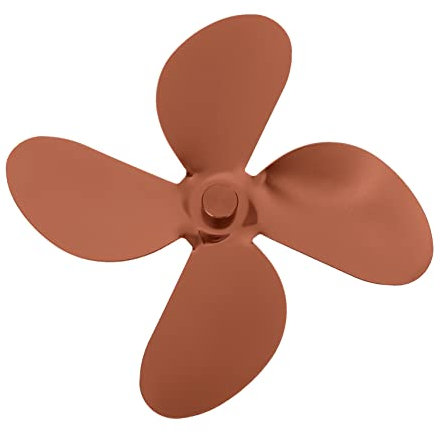 DECHOUS 1 Set Fireplace Fan Small Wood Stove Fan Heat Powered Fan Accessories Fireplace Fan Parts Ceiling Fan Silent Stove Fan Aluminum Alloy Wind Log