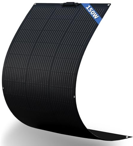 FIREFLY ENERGY 150W Módulo Solar Flexible Módulo Solar Monocristalino Módulo Fotovoltaico Módulo Solar para Caravanas, Barcos, Tejados