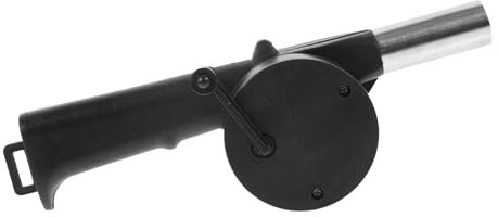 Kisangel Grill gebläse Handkurbel-Grillventilator Camping-Luftgebläse Tragbarer grillzubehör Camping-Grillfan Gebläseventilator für den Außenbereich Handheld