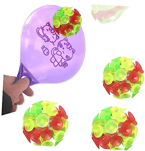Vaguelly 4pcs Suction Cup Balls Suction Ball Outdoor Toys Outdoor Toys for Toy Light up Cup Sports With Lights