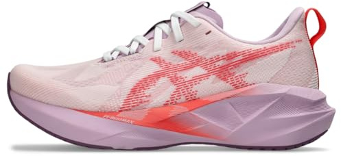 Asics Damen NOVABLAST 5 Laufschuhe, Weiß/Korallenriff, 42 EU