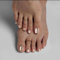 24Pcs False Toenails With Glue - Cat Eye Fake Toe Nails - Square Glossy Press On Toenails - Full Cover Stick On Toenails - Glue On Nails Art Manicure For Girls Women Home DIY