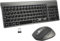 Español Teclado y Ratón Inalámbrico - USB Tamaño Completo QWERTY Ergonómico Teclado Inalámbrico Ratón Silencioso Portátil para PC/Laptops/Smart TV - Nero