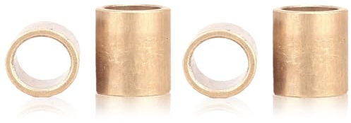 CPJJ 4 Stück Gleitlager,Flansch Lager Hülse,Zylinderlager Buchse,Sinterbronze Lager Ø 8x10x10 mm für Wellen mit Ø 8mm,Wartungsfreies Gleitlager