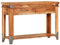 Myheimly Konsolentisch 110x34x74 cm Massivholz Akazie