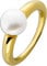 Ch.Abramowicz Perlenring Silber Gelbgold vergoldet Süßwasser Perle 8.1mm 20
