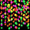 Wimpelkette Konfetti Neon Papiergirlande,Runde Papier Girlande Bunte,Hängend Stern Party Deko Papiergirlande für Faschingsgirlanden,Geburtstagsdeko,Hochzeitsdek,Schulanfang,Gartenparty,Baby Shower
