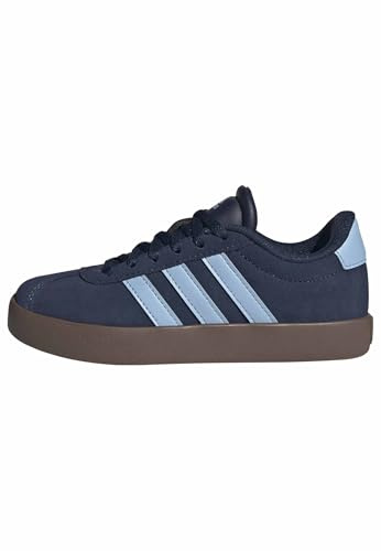 adidas Unisex Kids Vl Court 3.0 Kids Shoes, Night Indigo/Clear Sky/Gum5, 5 UK