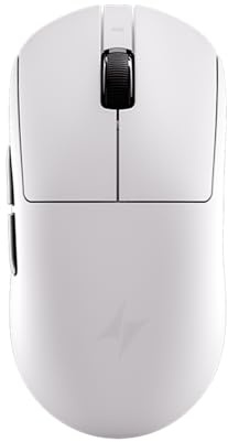 ATK Dragonfly A9 Pro Max Wireless Gaming Mouse - White | 57g Lightweight, PAW3395 Ultra Sensor, Up to 30,000 DPI, 8K Polling Rate, 200 Hr Battery Life, Tri-Mode 2.4G/BT/Wired