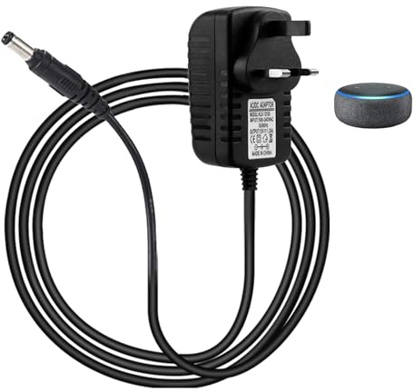 12 V 1.25 A Power Adapter, 15 W Charger With 4.0 X 1.7 Mm Cable | Replacement Supply For Compatible Smart Speakers And Streaming Devices