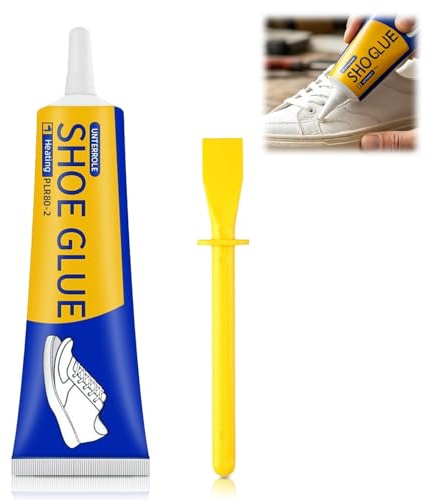 Leather Glue Extra Strong, 60ml Waterproof Shoe Glue Sole Repair Kit, Transparent Flexible Adhesive for Shoes, Sneakers, Handbags, Sofas, Car Seats & DIY Crafts