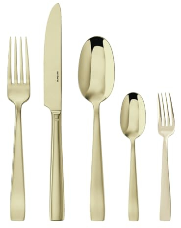 Rosenthal - Sambonet - Besteck-Set - 30-teilig - Flat - Edelstahl , Chamgagner Gold