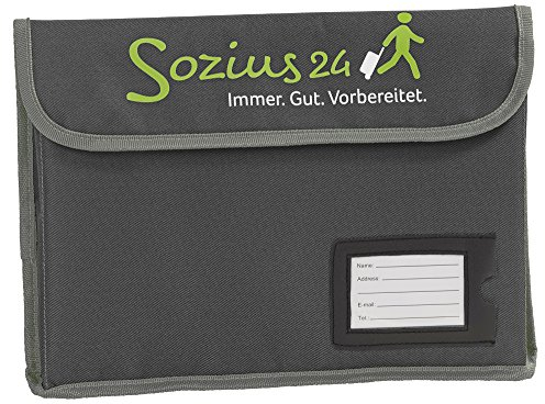 Sozius24 Vorsorgemappe (anthrazit/grau)