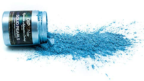KandyDip DIPON® EffectPigments Silverstone Light Blue Pearl Effektpigment Perlglanz Metallic Pulver Pigment für Epoxidharz Autolack Sprühfolie Aquarell Seife Powder (5 Gramm)