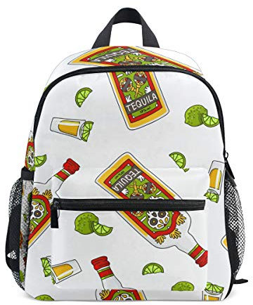 Kinderrucksack Tequila und Limone Kindergarten Vorschule Tasche für Kleinkind Mädchen Jungen