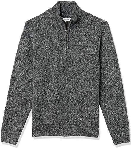 Amazon Essentials Men's Long-Sleeve Soft Touch Quarter-Zip Jumper