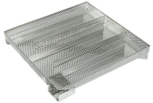 RK RÄUCHER KÖNIG Kaltraucherzeuger, Single Gr. L, 27,5 x 27,5 x 4,5 cm, Edelstahl