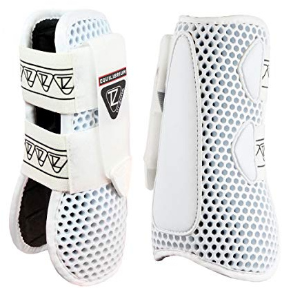 Equilibrium New Tri-Zone Open Fronted Cross Country Boot Large White